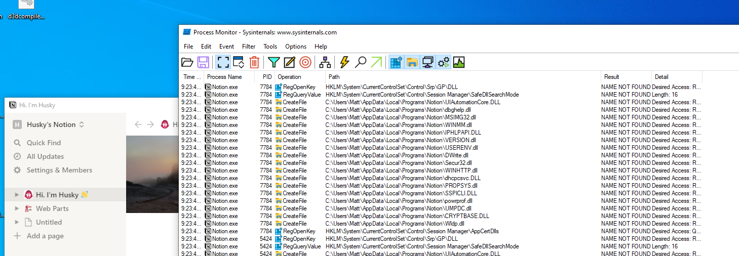 DLL Hijacking Notion.exe?