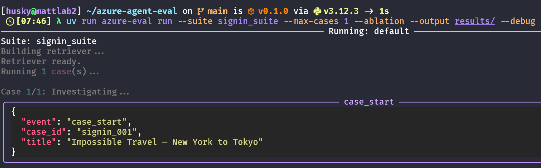 Sign-in scenario context
